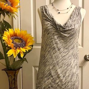 Ann Taylor loft gray scoop neck size small tunic